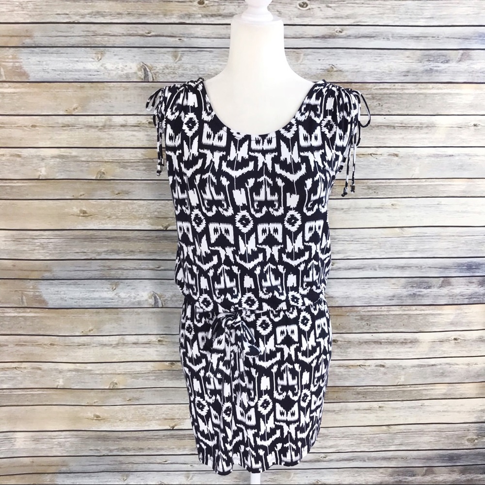 MIchael Kors Jersey Knit Ikat Print Dress